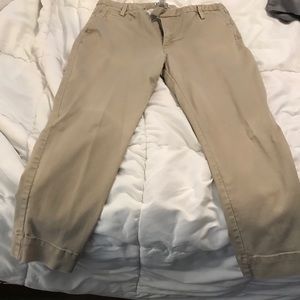 Express tan slacks